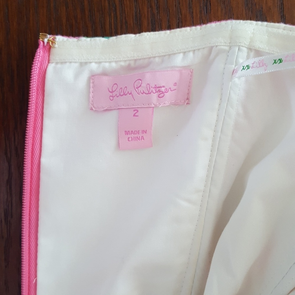 《 Lilly Pulitzer 》Strapless Blossom Dress - Picture 3 of 5